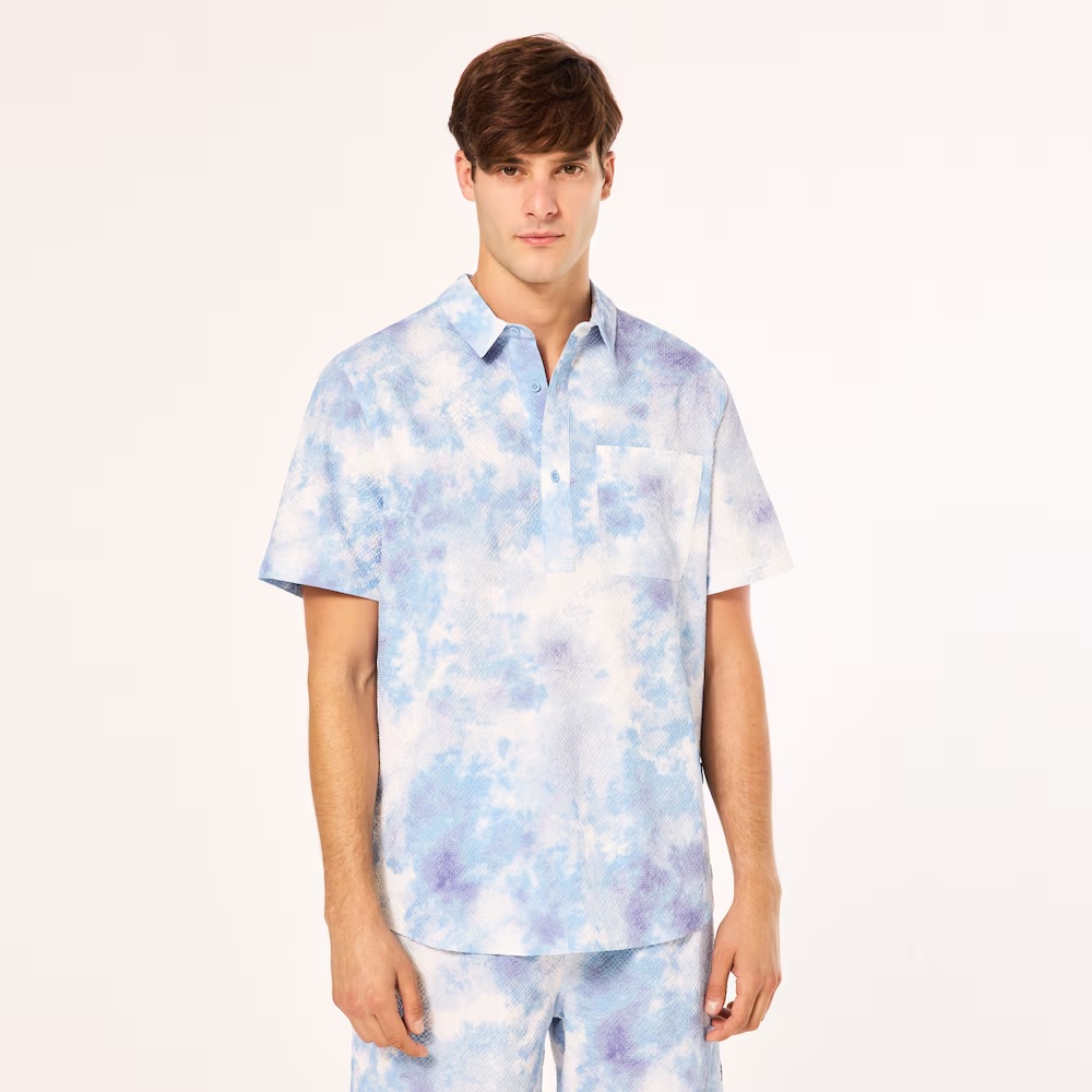 Deco Palms Rc SS Button Down
