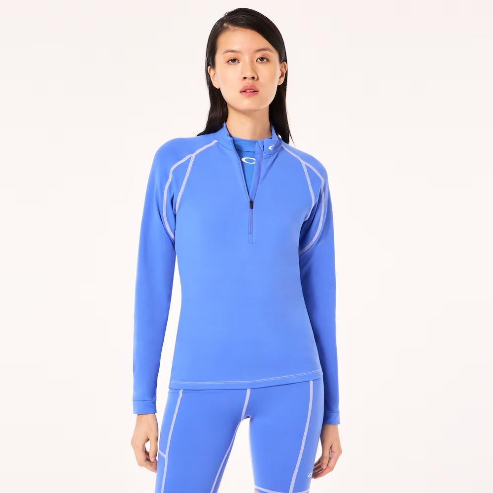 Woman Ribbed Qtr Zip